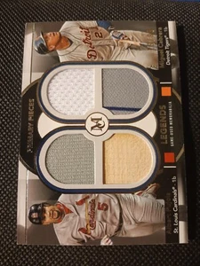 2024 ALBERT PUJOLS MIGUEL CABRERA TOPPS MUSEUM /99 QUAD RELIC LEGEND USED CARD - Picture 1 of 2