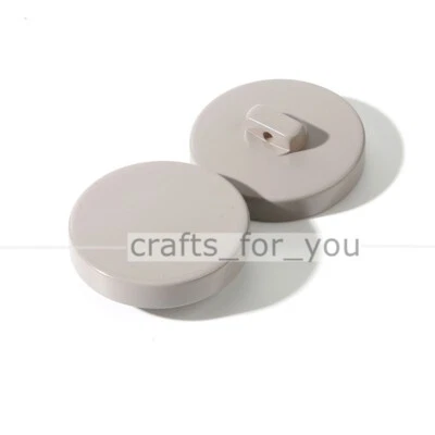 COLOURED RESIN SHANK BUTTONS ROUND 15MM-34MM FOR CLOTHING BAG SEWING CRAFTS DIY - Image 1 of 4