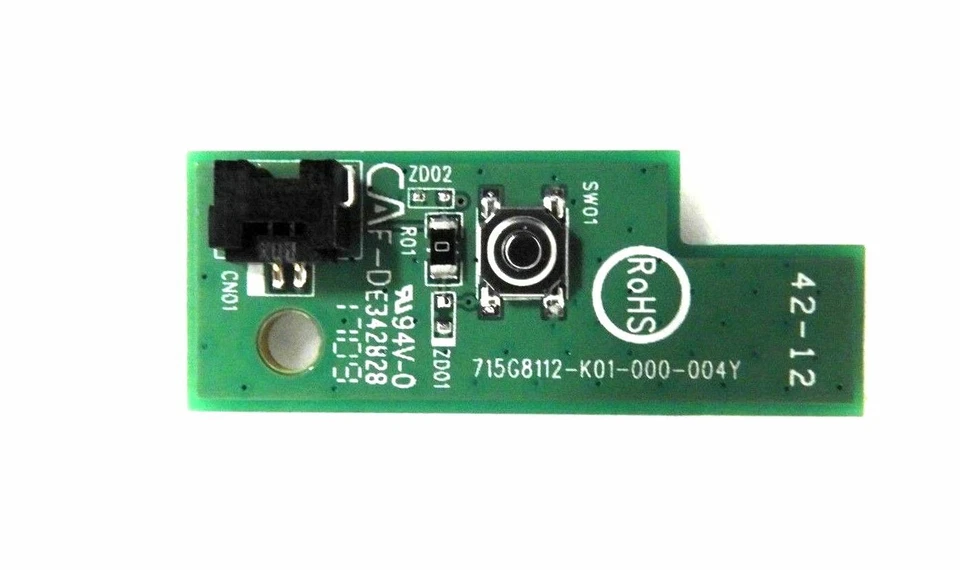 Insignia NS-39DR510NA17 Power Button Board 715G8112-K01-000-004Y - Image 1 of 1