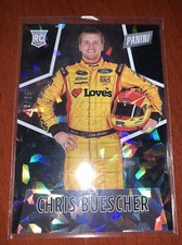 2016 Panini Black Friday Cracked Ice Rookie Parallel Chris Buescher 13/25 Sprint