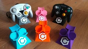 GameCube 3D Printed Controller Stand - Multi Color - Picture 1 of 1