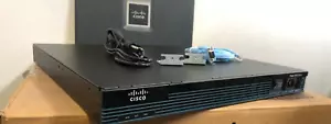 CISCO 2901-V/K9 GIGABIT VOICE ROUTER PVDM3-16 uck9 ios-15.7 CME-12.0 ccp - Picture 1 of 11