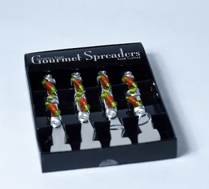 Wild Eye Designs Stainless Steel Gourmet  Spreaders Hand Crafted Beaded Knife - Picture 1 of 2