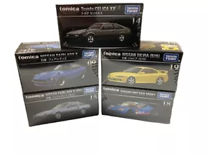 Tomica Premium Lot 5 Diecast Cars #09, 14, 15, 18, 19 Takara Tomy - Picture 1 of 6