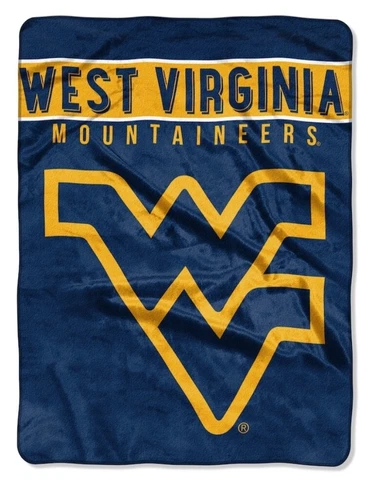 NCAA West Virginia Mountaineers Large 60" x 80" Northwest Company Blanket Cover