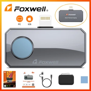 FOXWELL RT100 256x192 IR Resolution Thermal Imaging Camera For iOS Lightning UK - Picture 1 of 14