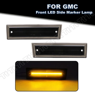 LED Side Marker Lights For 81-91 Chevy GMC Blazer Jimmy Suburban C/K C2500 K2500 - Image 1 of 4