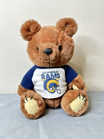 Vintage NFL Los Angeles Rams Plush Bear Figure Dakin & Company SF 1981 Cover