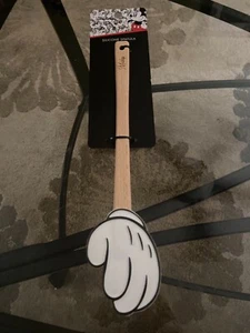 Disney Mickey Mouse Hand Glove Shaped Wooden/Silicone Spatula  NWT - Picture 1 of 1