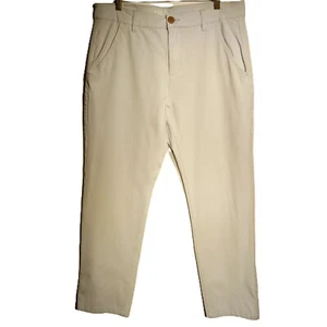 MUGSY Skylines Classic Chino  34 x 30  Sky Blue  Stretch Flat front  K4PNSK  GUC - Picture 1 of 15