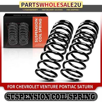 2x Rear Left & Right Coil Springs for Chevrolet Venture Uplander Pontiac Saturn - Image 1 of 4