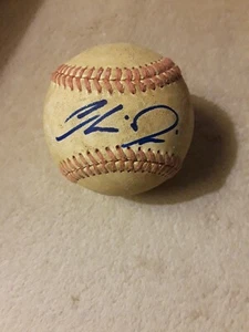 Chris Davis MLB Signed Autographed Baseball Baltimore Orioles Texas Rangers - Picture 1 of 2