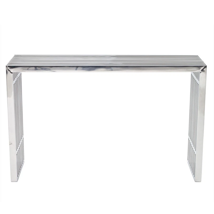 Modway Furniture Gridiron Console Table, Silver - EEI-779-SLV - Image 1 of 1