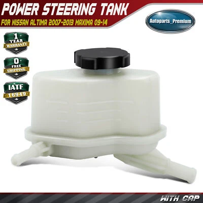 Power Steering Reservoir with Cap for Nissan Altima 2007-2013 Maxima 2009-2014 - Image 1 of 4