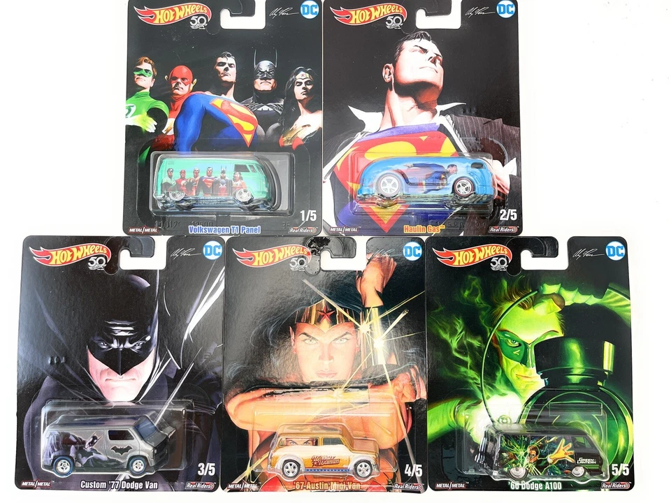 Hot Wheels Hot Wheels Pop Culture Alex Ross DC Heroes Series Diecast Model 956P - Image 1 of 4