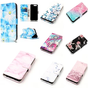 For Google 6 7 8 Pro Marble Painted PU Leather Flip Wallet Case Phone Case Cover - Picture 1 of 22