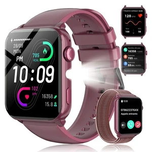 2025 Smart Watch For Men/Women, Waterproof Smartwatch Bluetooth iPhone Samsung - Picture 1 of 12