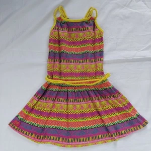 American Girl Meet Lea Clark Sun Dress Big Girls 8 Aztec Tropical Swim Cover Up - Picture 1 of 9