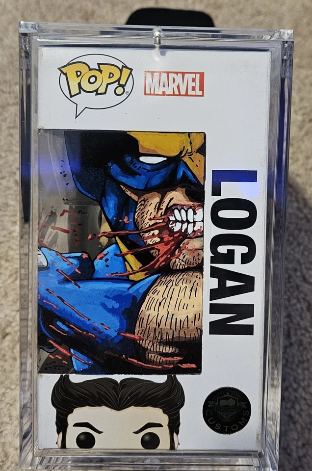 Logan/Wolverine Funko Pop #647.  Custom art by Mike Mooch Lachimia. — 第 1/2 张图片