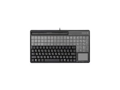 SPOS QWERTY KEYBOARD, BLACK, 14, USB, W/ 3 TRACK MSR, TOUCHPAD. US 123 LAYOUT W/ - Image 1 of 4