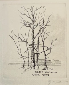 ELLY DE KOSTER: Exlibris for 1995; in Passepartout - Imagen 1 de 2