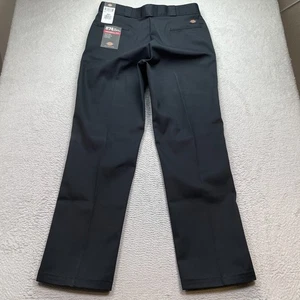 Dickies 874 Original Fit Hose Herren Größe 38X34 Schwarz Arbeit Neu mit Etikett - Bild 1 von 12