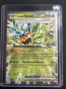 Teal Mask Ogerpon ex 025/167 Twilight Masquerade Double Rare NM Pokemon Card - Picture 1 of 2