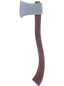 Hacha de Leñador Efecto Madera 59cm Plástico Vikingo Vestido Elegante Accesorio - Imagen 1 de 1
