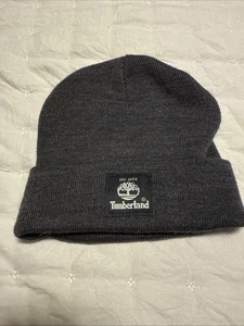 Timberland Mütze Unisex One Size Grau Strick Watch Cap Beanie Baum Logo Patch Winter - Bild 1 von 1