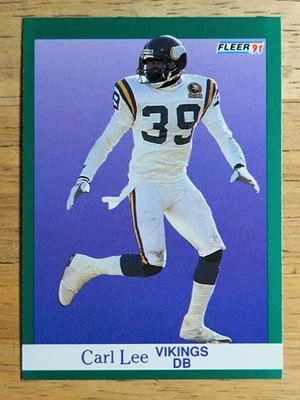 1991 Fleer #285 Carl Lee - Image 1 of 2
