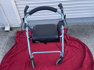 Nova Getgo Classic Rolling Walker Skyblu Item #4202C Weight Cap 300lbs - Picture 1 of 24