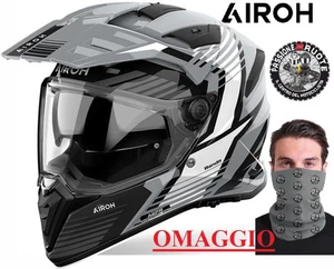 Airoh Bandit Spicy Grey Black XXL Gloss Enduro Helmet - Picture 1 of 1