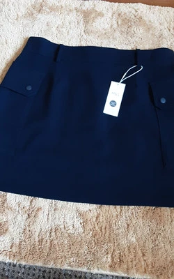 LADIES M&S NAVY MINI SKIRTS BNWT SIZE 18  RRP £36 BARGAIN PRICE  - Image 1 of 4