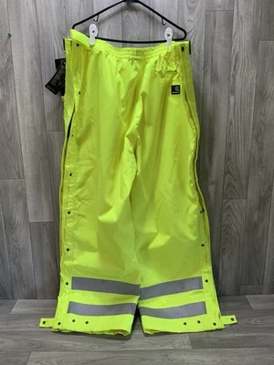 NWT Carhartt Pants B214 Men 2XL Tearaway Nylon WP Reflective High 3M Scotch Lite - Image 1 of 4