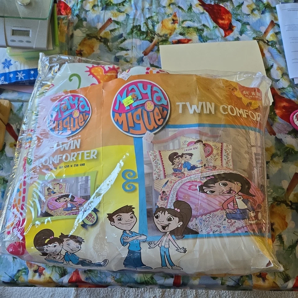 New! Vintage! Nick Jr 2005 DORA THE EXPLORER Maya/Miguel Twin Comforter 64x86 ! - Image 1 of 4