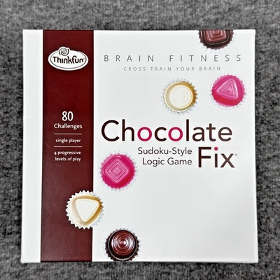 2013 Think Fun Chocolate Fix Sudoku-Style Logic Game Brain Fitness - Excellent - Image 1 of 4
