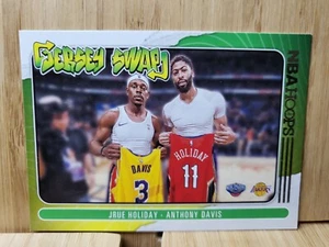 JRUE HOLIDAY - ANTHONY DAVIS🏆#6 Panini 2020-21 JERSEY SWAP NBA Card🏆 - Picture 1 of 2
