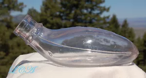 Antique AMERICAN Baby NURSING BOTTLE early BIM Turtle / Tear Drop Shaped NURSER - Picture 1 of 2