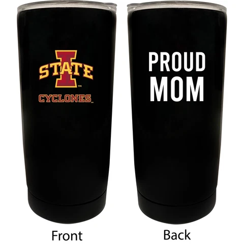 Iowa State Cyclones Proud Mom 16 Oz Insulated Stainless Steel Tumblers Cover