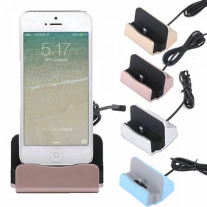 Sale Charger Docking Station Cradle Charging Sync Dock for iPhone 14 13 11 X Xs - Picture 1 of 7