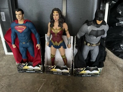 Lote DC Batman vs Superman Big-Figs 19" Superman Figura Jakks 2015 Wonder Woman Foto 1 de 4