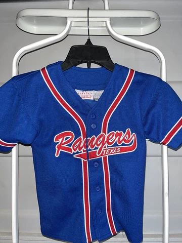 Genuine Merchandise Ivan Rodriquez YOUTH Texas Rangers Jersey Size Large (7) Cover