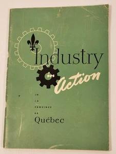 1950s Quebec Industry in Action Early Years Publication Labour Forestry E1L - Picture 1 of 16