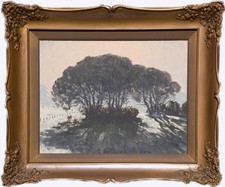 Max Ragless 1901-1981 Superb Original Australian Oil Painting Cows & Trees SFAA