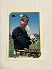 Barry Bonds 1989 Topps #620 Pittsburgh Pirates Baseball Card Off Center