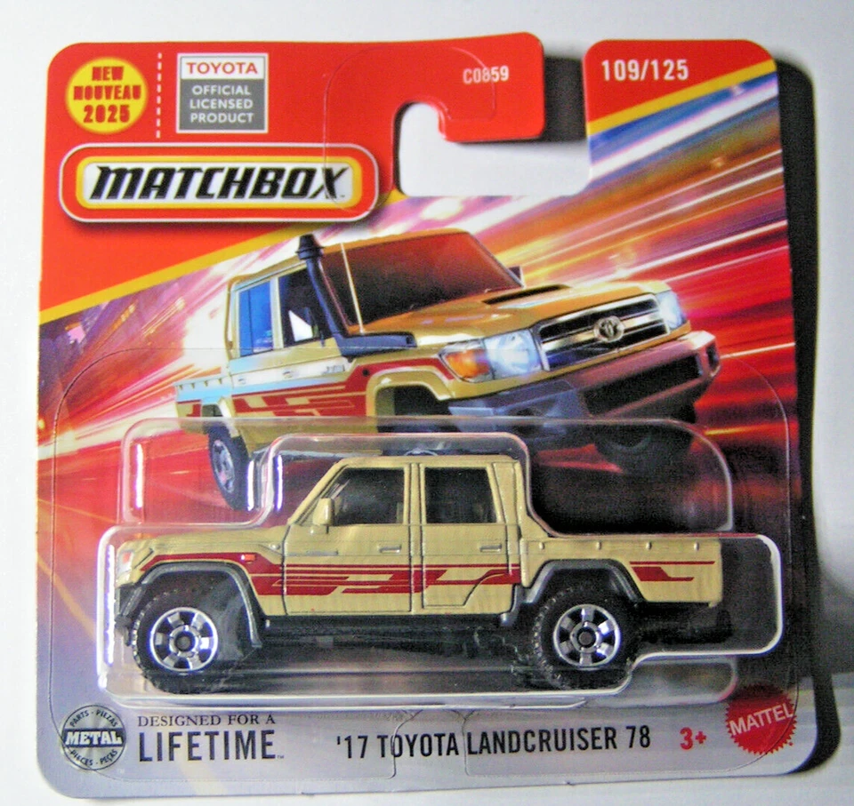 Matchbox - '17 Toyota Land Cruiser 78 - 109/125 - MBX Rescue 2025 - JBR11 - Image 1 of 3