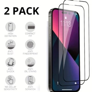 2 Pellicola VETRO Temperato per Apple iPhone 11 Protezione TOTALE 9D FULL - Foto 1 di 6