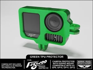 Montaje protector para cámara Flywoo Naked GoPro V2.0 se adapta a GP9 GP10 GP11 GP12 - Imagen 1 de 23
