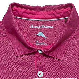 Tommy Bahama "Double Eagle Spectator" Polo Large Fuschia - Bild 1 von 9