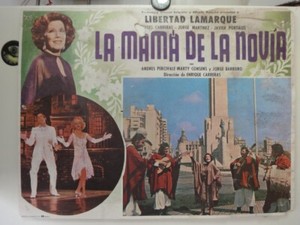 1961 Mexican Lobby Card Libertad Lamarque La Mama De La Novia Enrique Carrera